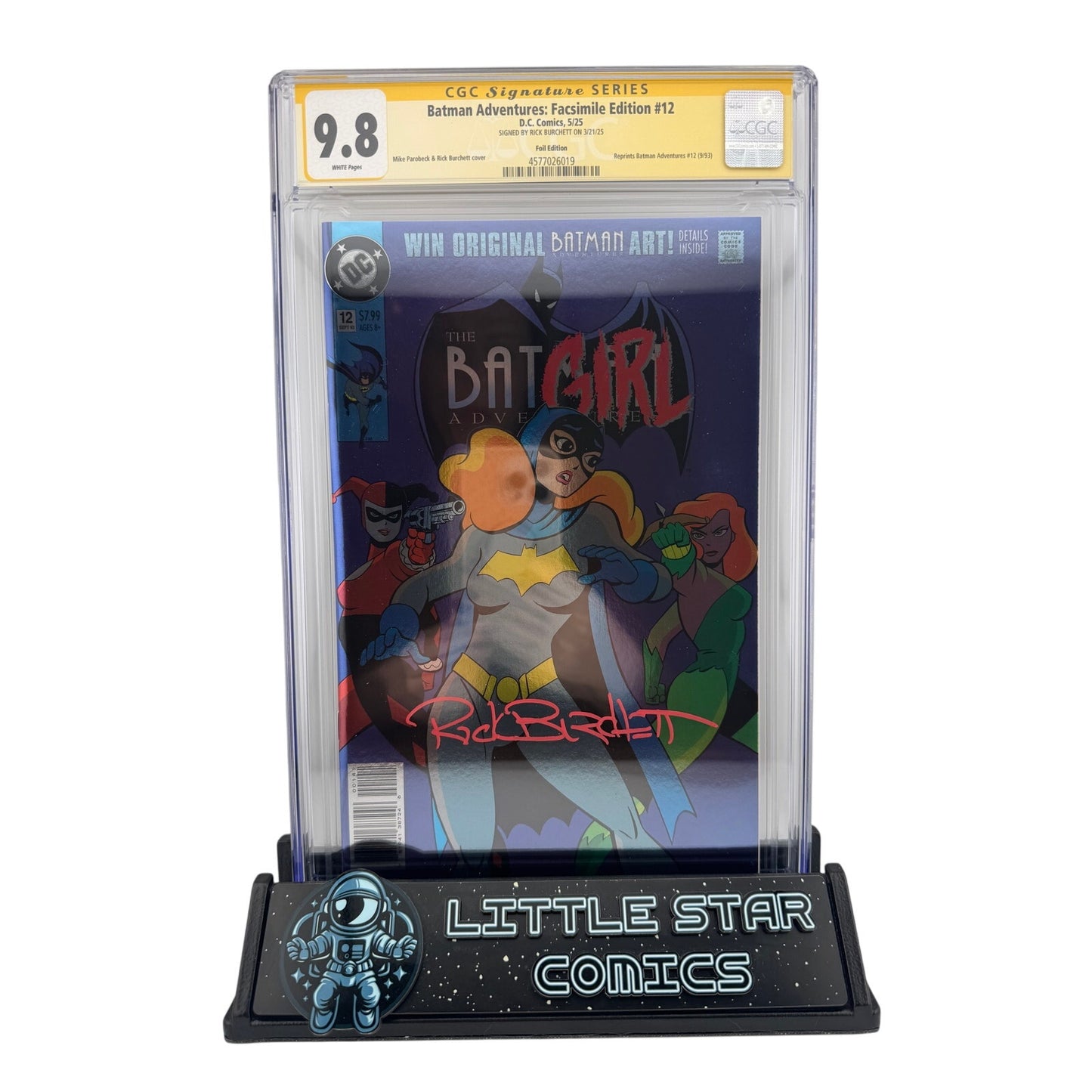 Batman Adventures: Foil Edition #12 (2025) - CGC 9.8 - Signed Rick Burchett
