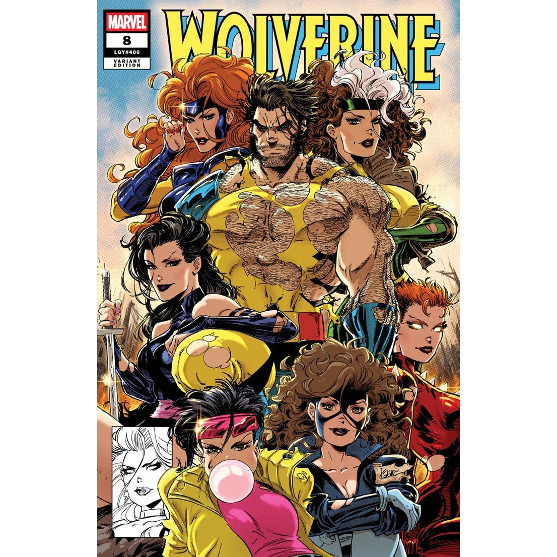 Wolverine #8/400 Afshari Comics Exclusive Kaare Andrews Variant