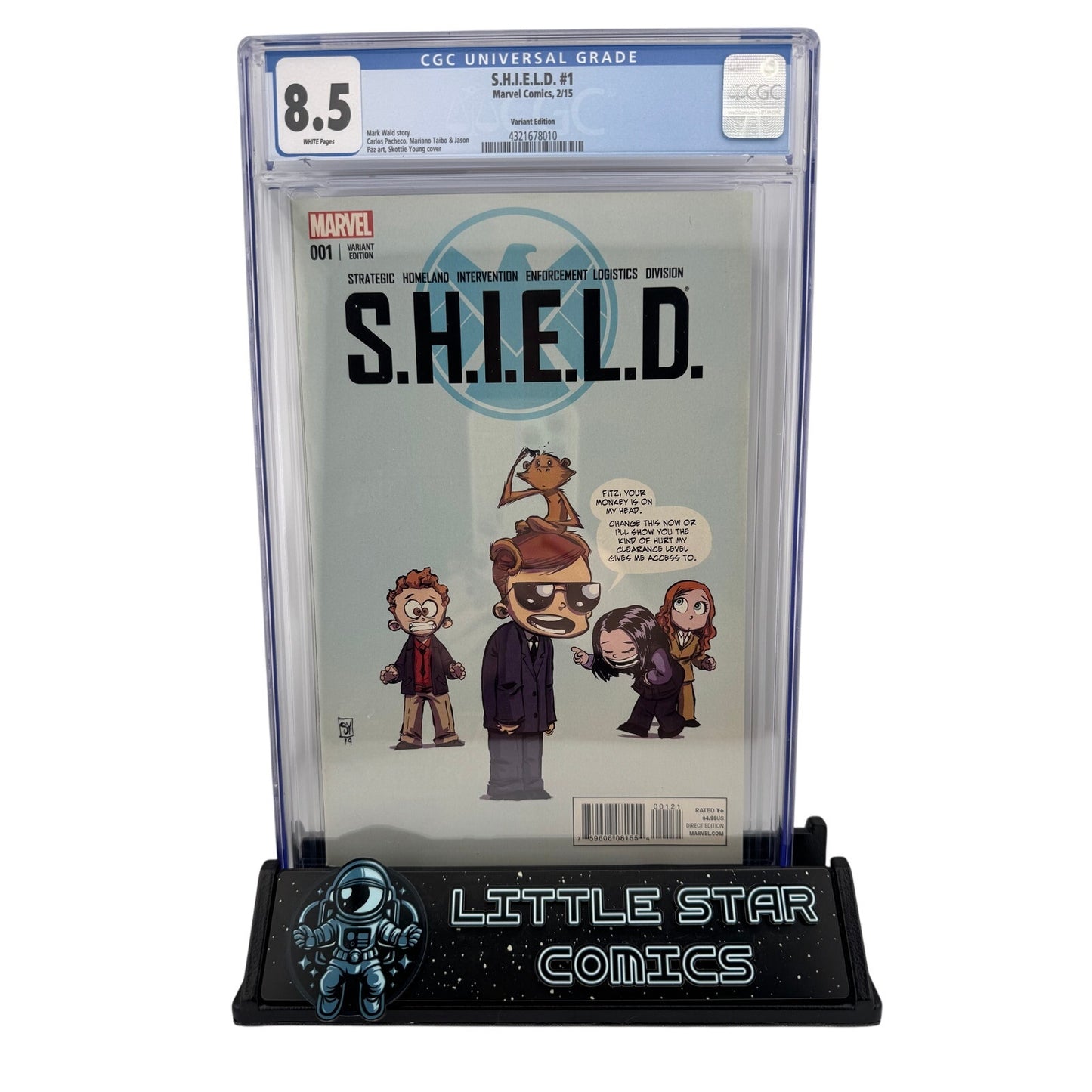 S.H.I.E.L.D. #1 (2015) - CGC 8.5 - Skottie Young Variant