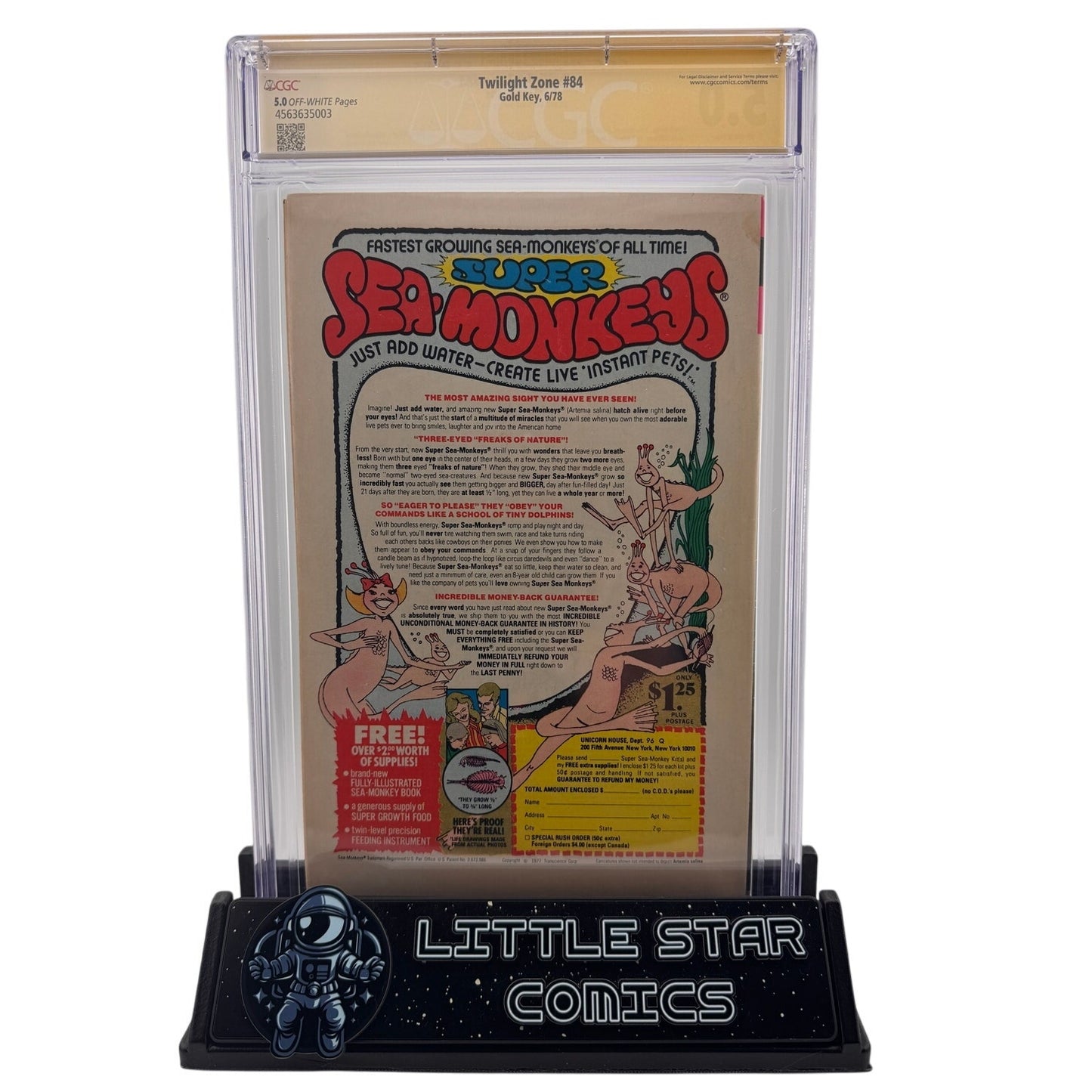 Twilight Zone #84 CGC SS 5.0 - Signed by Frank Miller