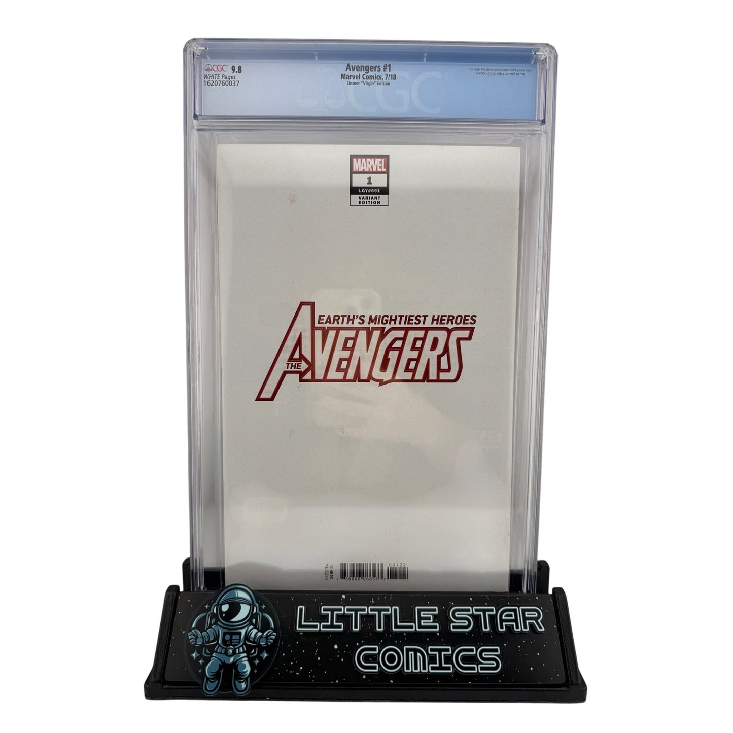 Avengers #1 (2018) - CGC 9.8 - Linsner Virgin Edition