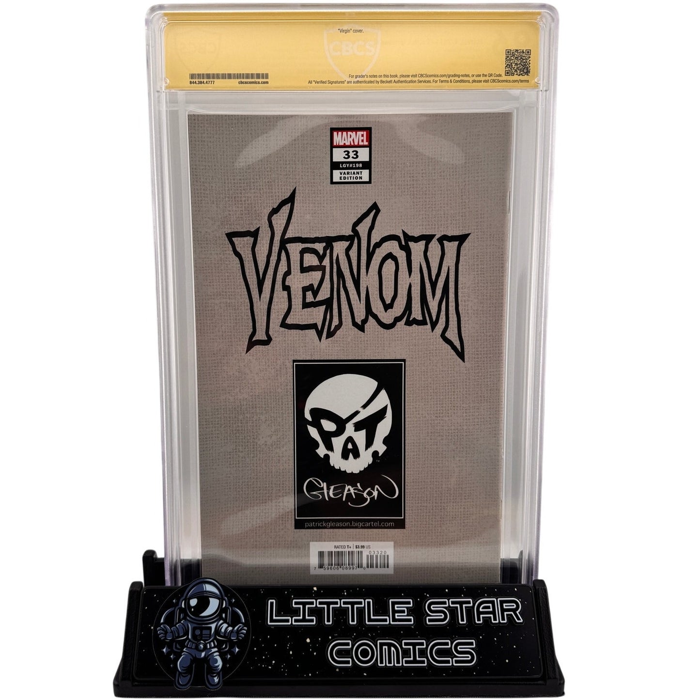 Venom #33 β CBCS Signature Series 9.6 β Signed by Patrick Gleason
