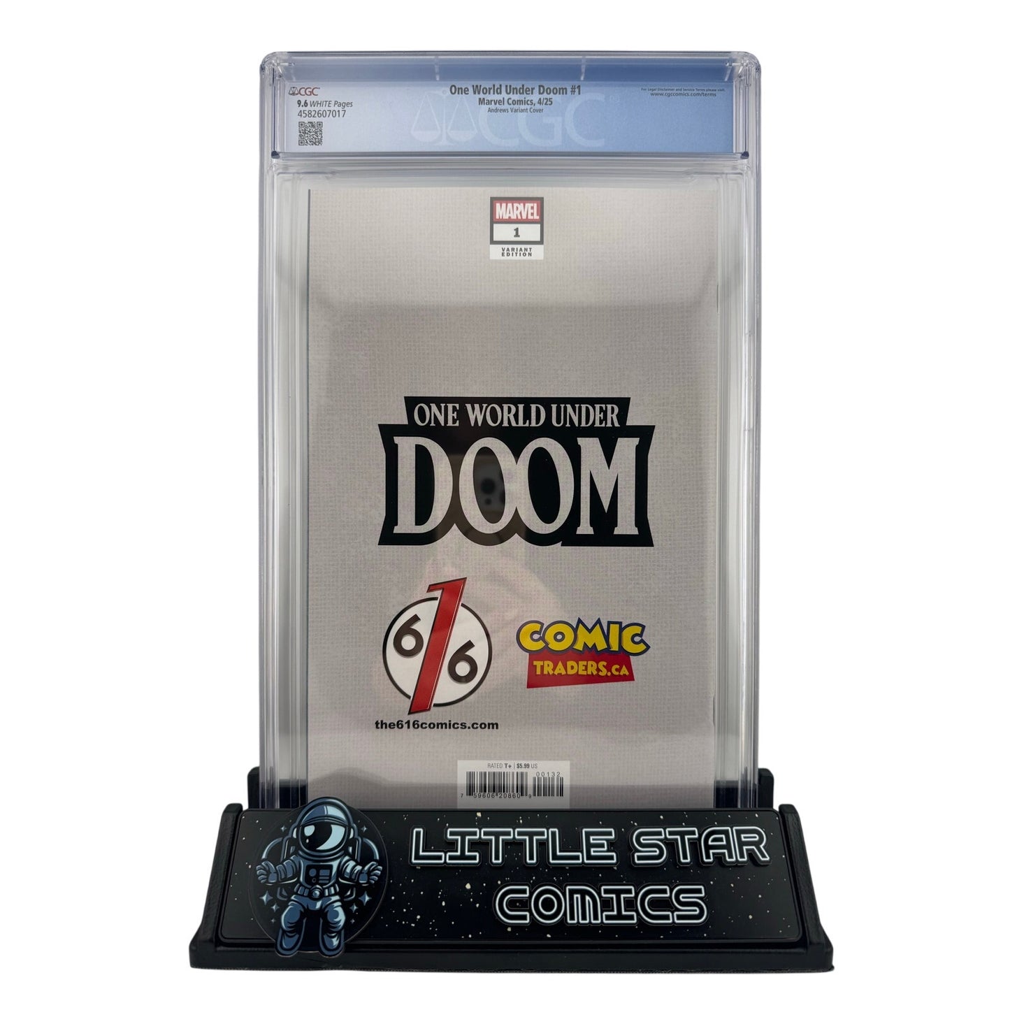 One World Under Doom #1 - CGC 9.6 - Andrews Variant Cover