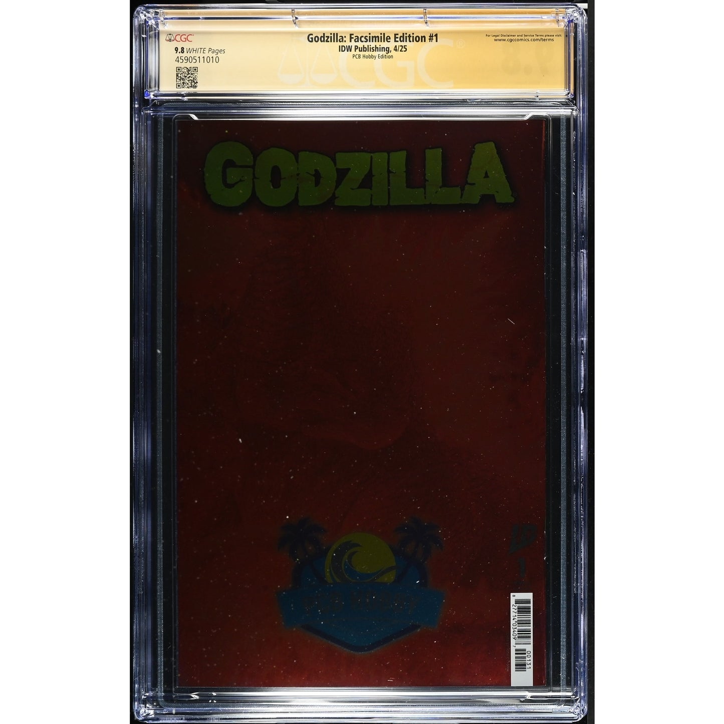 Godzilla: Facsimile Edition #1 - CGC 9.8 - Signed Josh Lyman