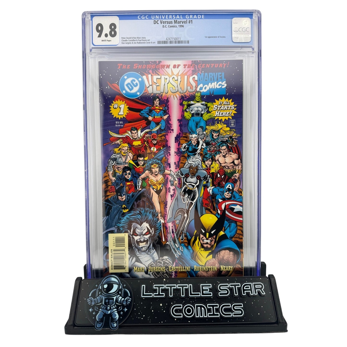 DC Versus Marvel #1 - CGC 9.8 - 1st Appearance of Access