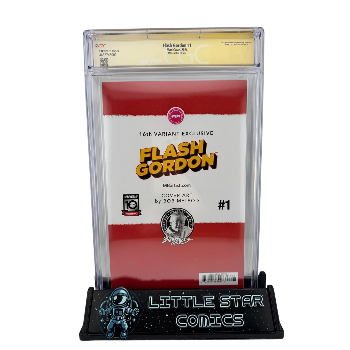 Celeb Flash Gordon #1 (2024) - CGC 9.8 SS - Signed by Sam Jones & Bob Mcleod