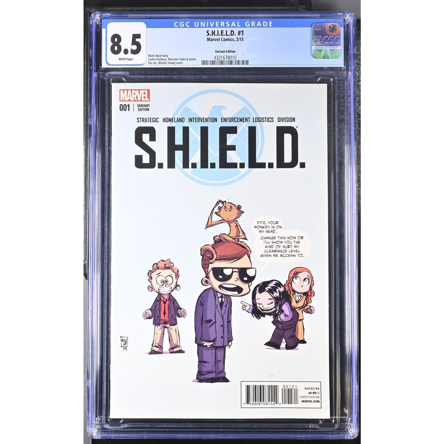 S.H.I.E.L.D. #1 (2015) - CGC 8.5 - Skottie Young Variant