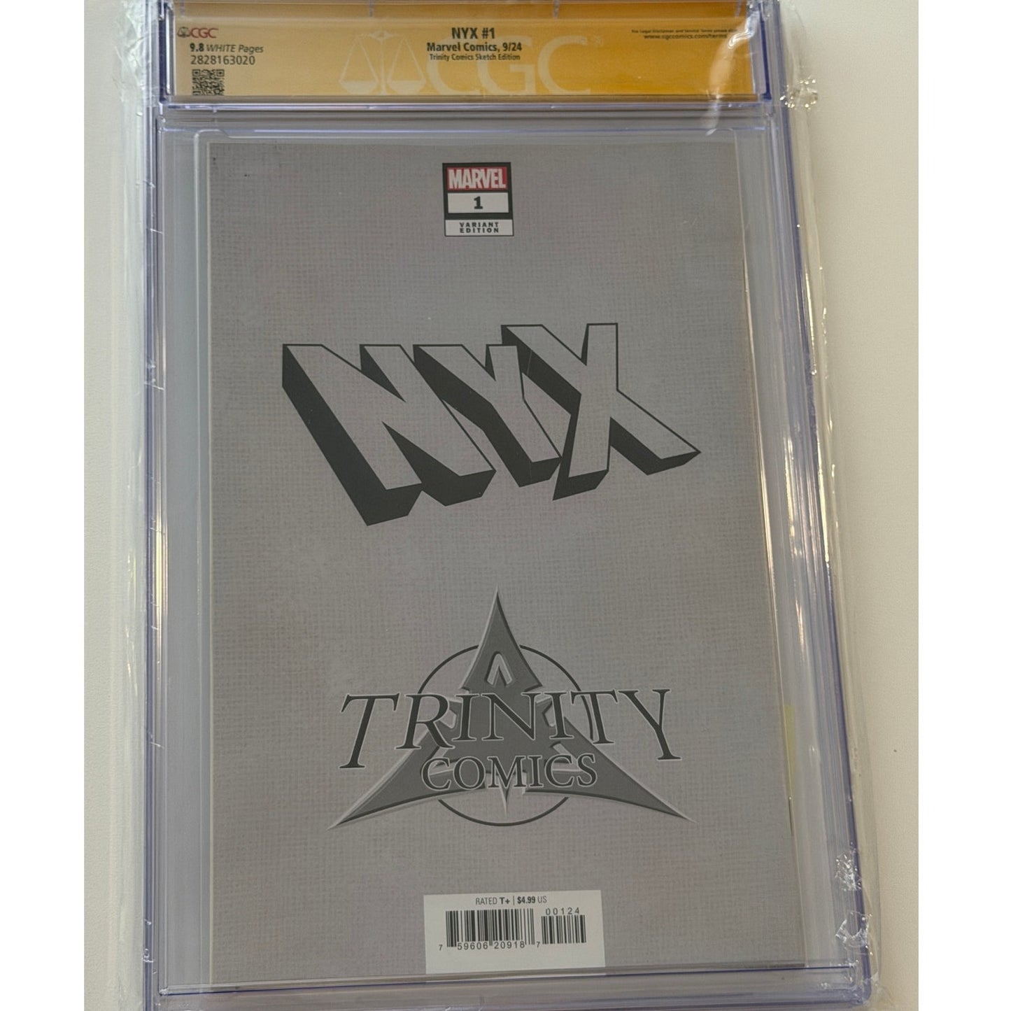 NYX #1 9.8 CGC S.S. PEACH MOMOKO Trinity Comics Sketch Editions