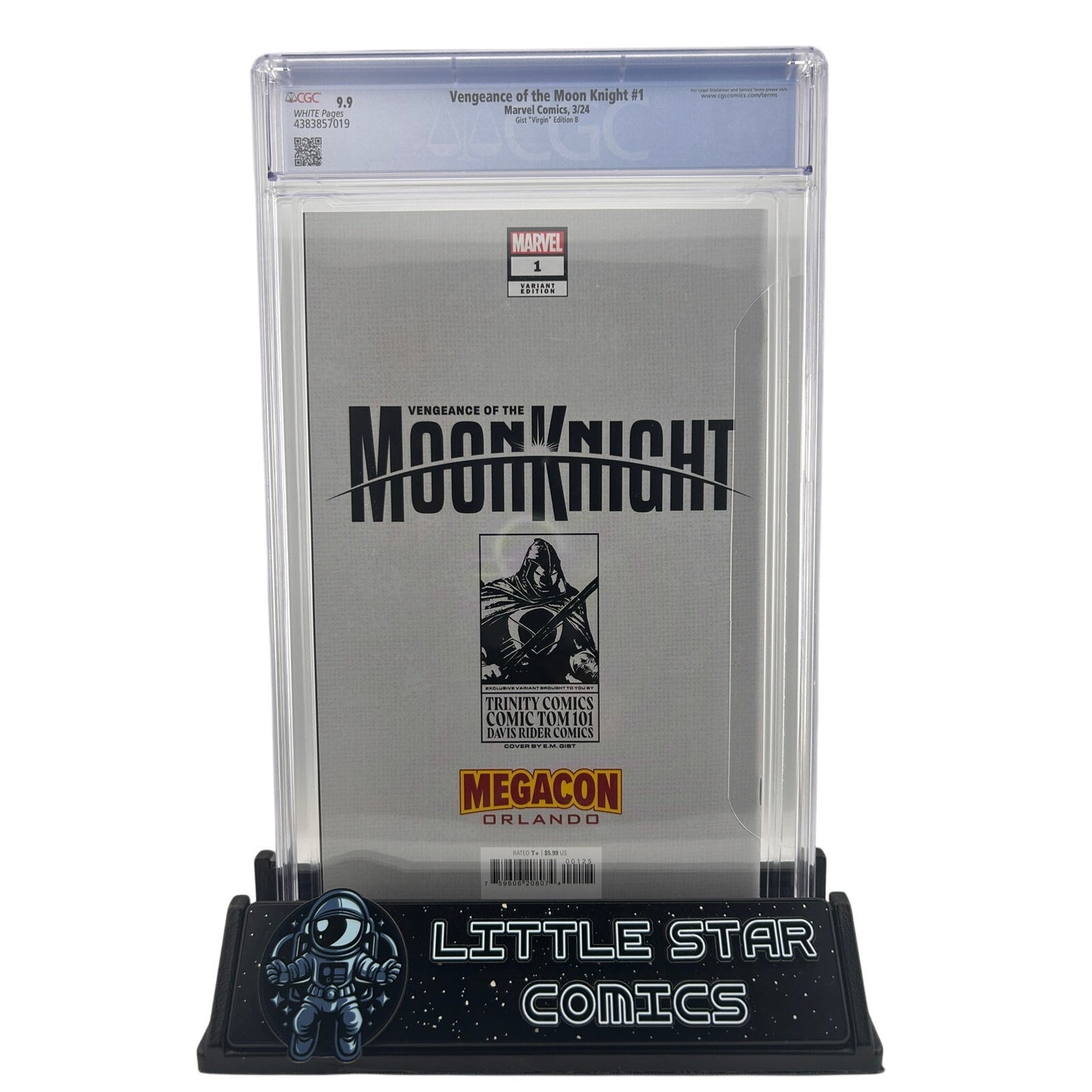 Moon Knight #1 CGC 9.9 Virgin Variant Gist Megacon Exclusive 2024 Marvel