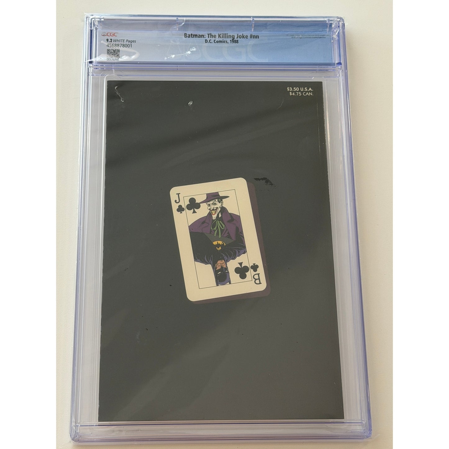 Batman: The Killing Joke #nn 9.2 CGC Universal Grade D.C. Comics,1988