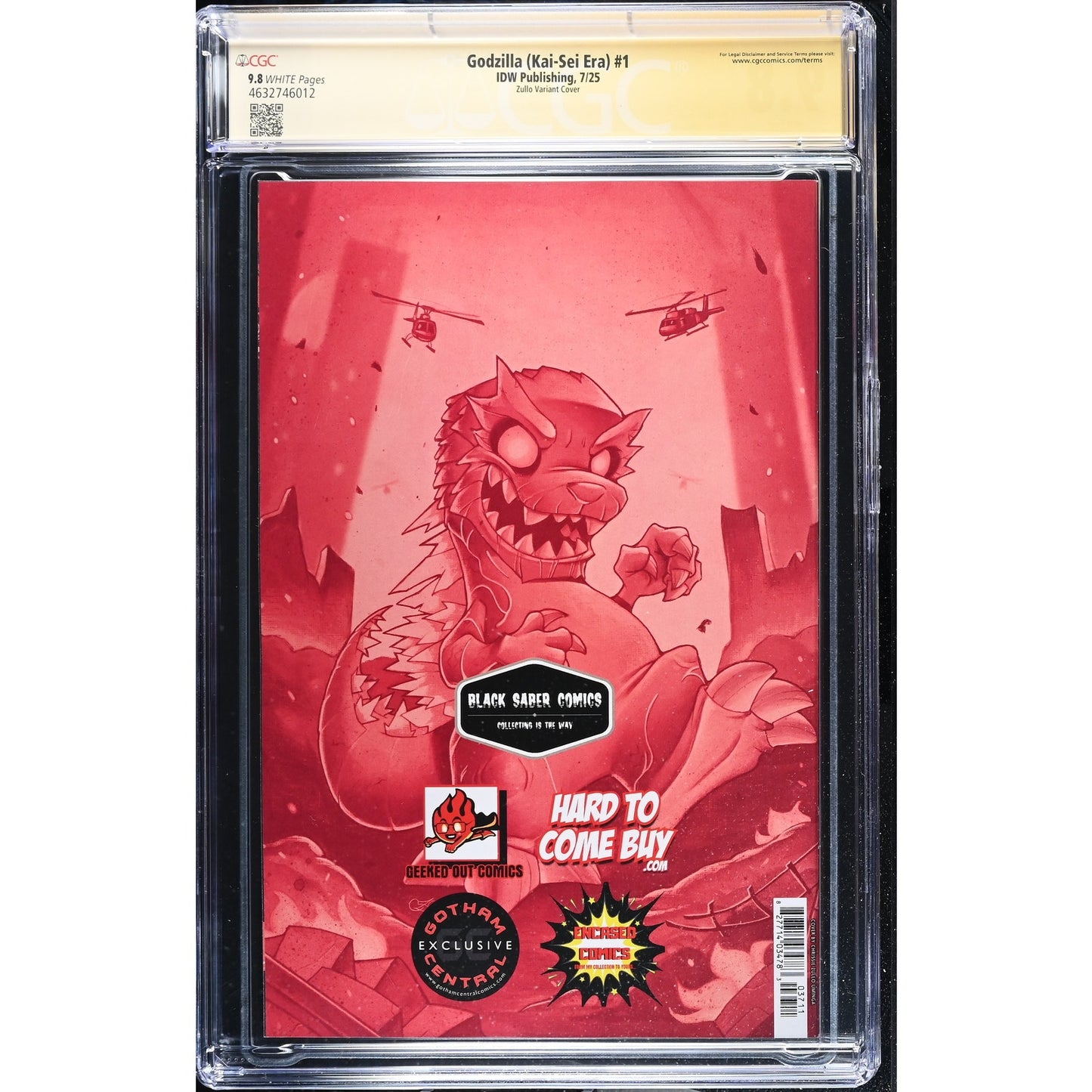 Godzilla (Kai-Sei Era) #1 (2025) - CGC 9.8 SS - Signed by Chrissie Zullo