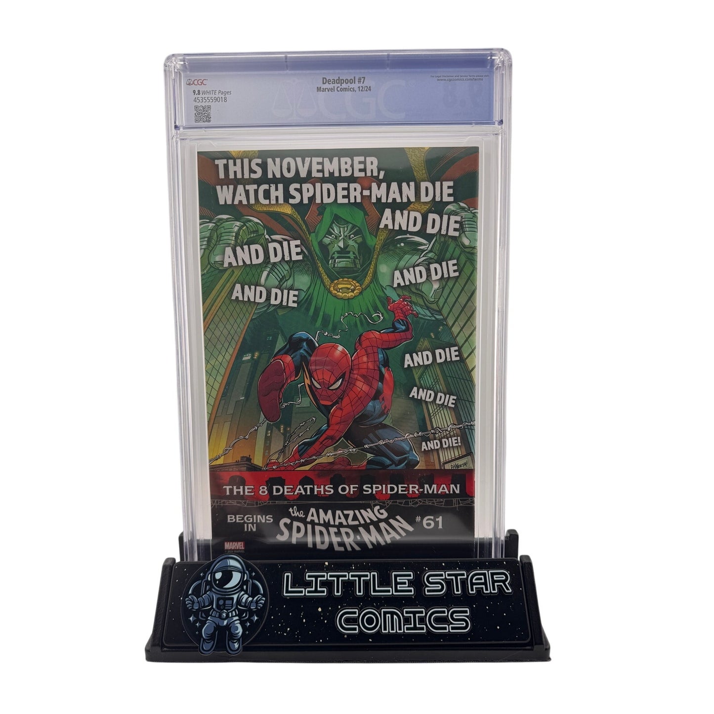 Deadpool #7 CGC 9.8 - Marvel 12/24 - Taurin Clarke Cover Variant