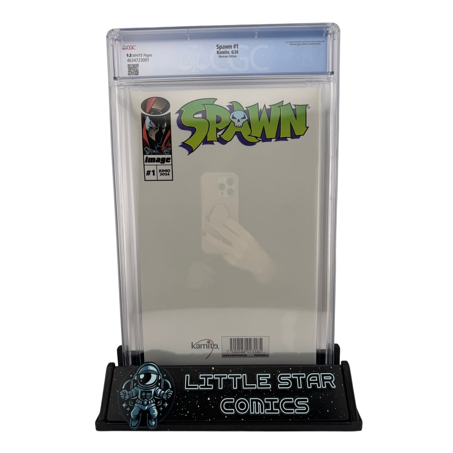 Spawn #1 (2024) - CGC 9.6 - Mexican Edition - Virgin Foil Cover