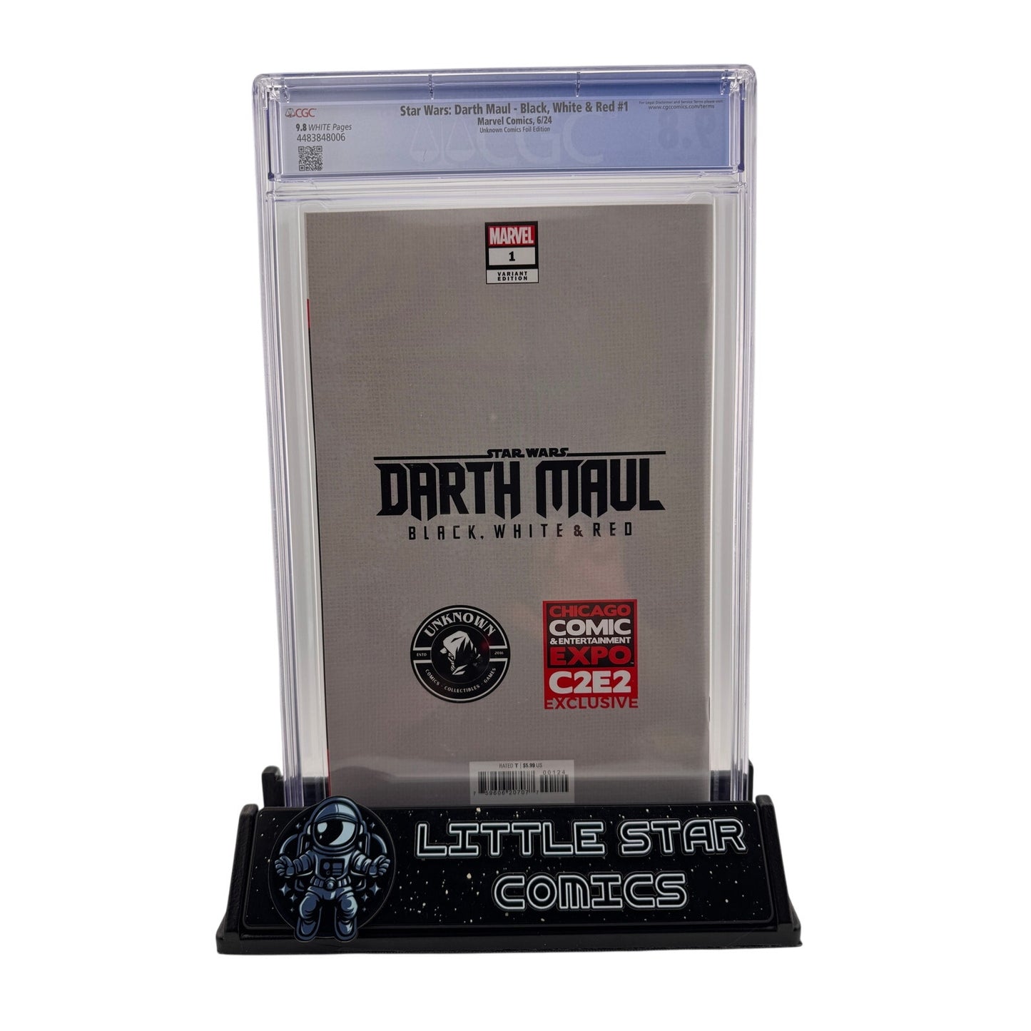 Star Wars: Darth Maul BWR #1 CGC 9.8 - C2E2 Foil Virgin Variant