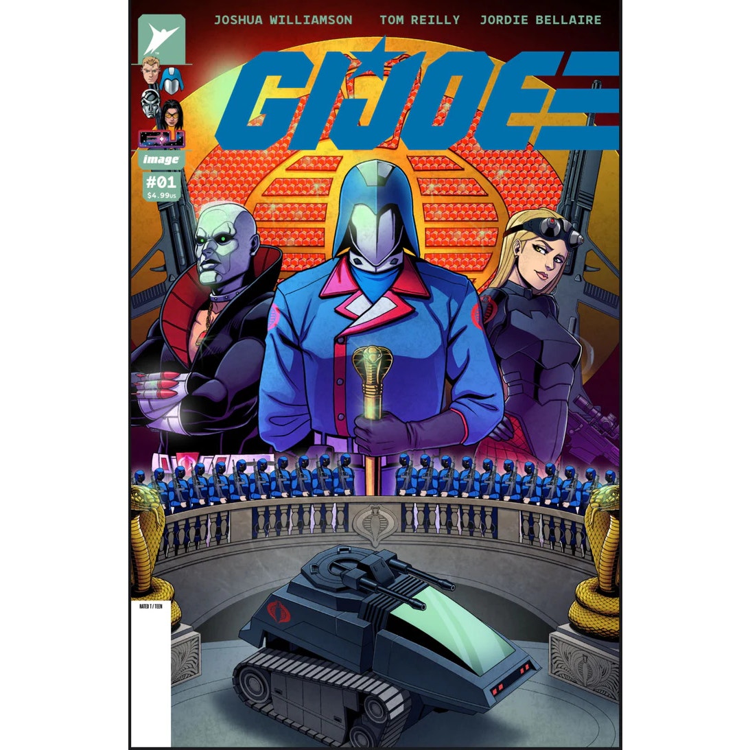 G.I Joe #1 Afshari Comics Exclusive Javan Jordan Foil Variant