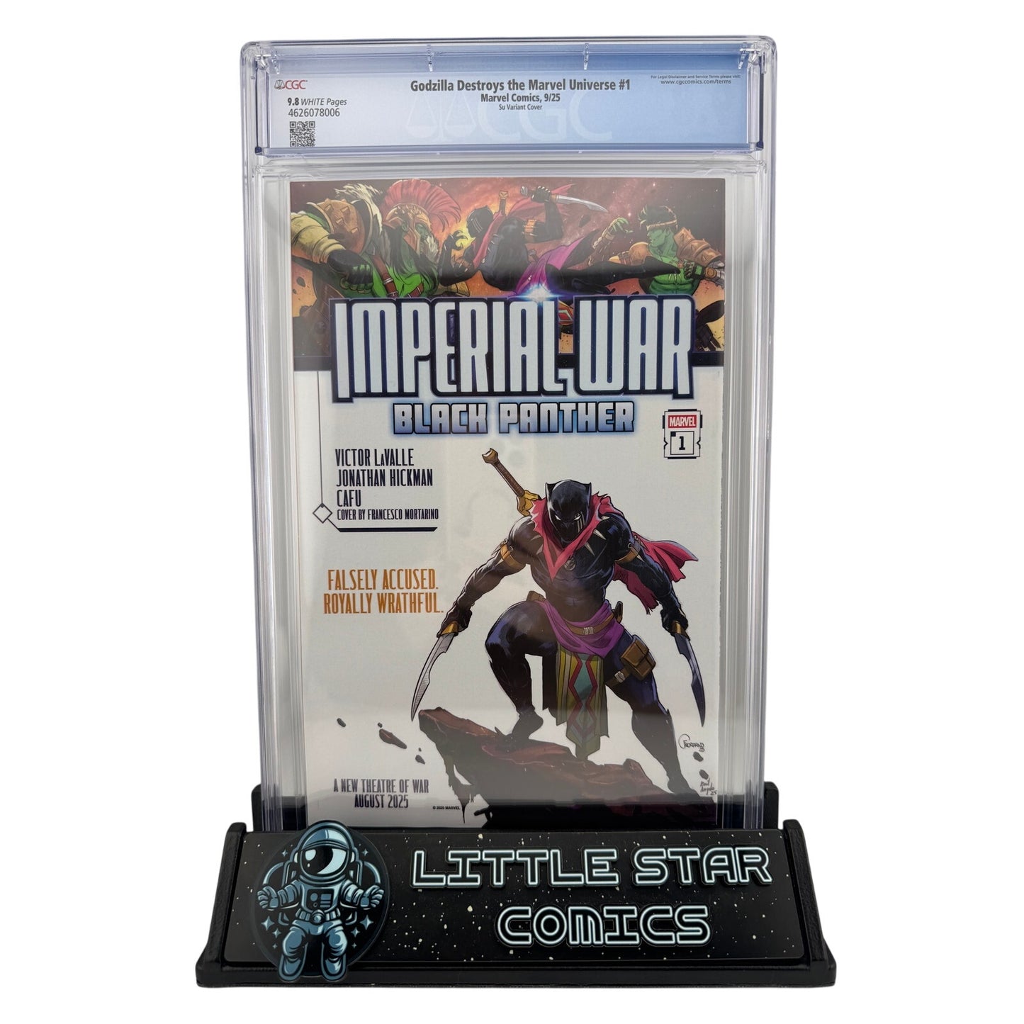 Godzilla Destroys the Marvel Universe #1 (2025) - CGC 9.8 - Su Variant Cover