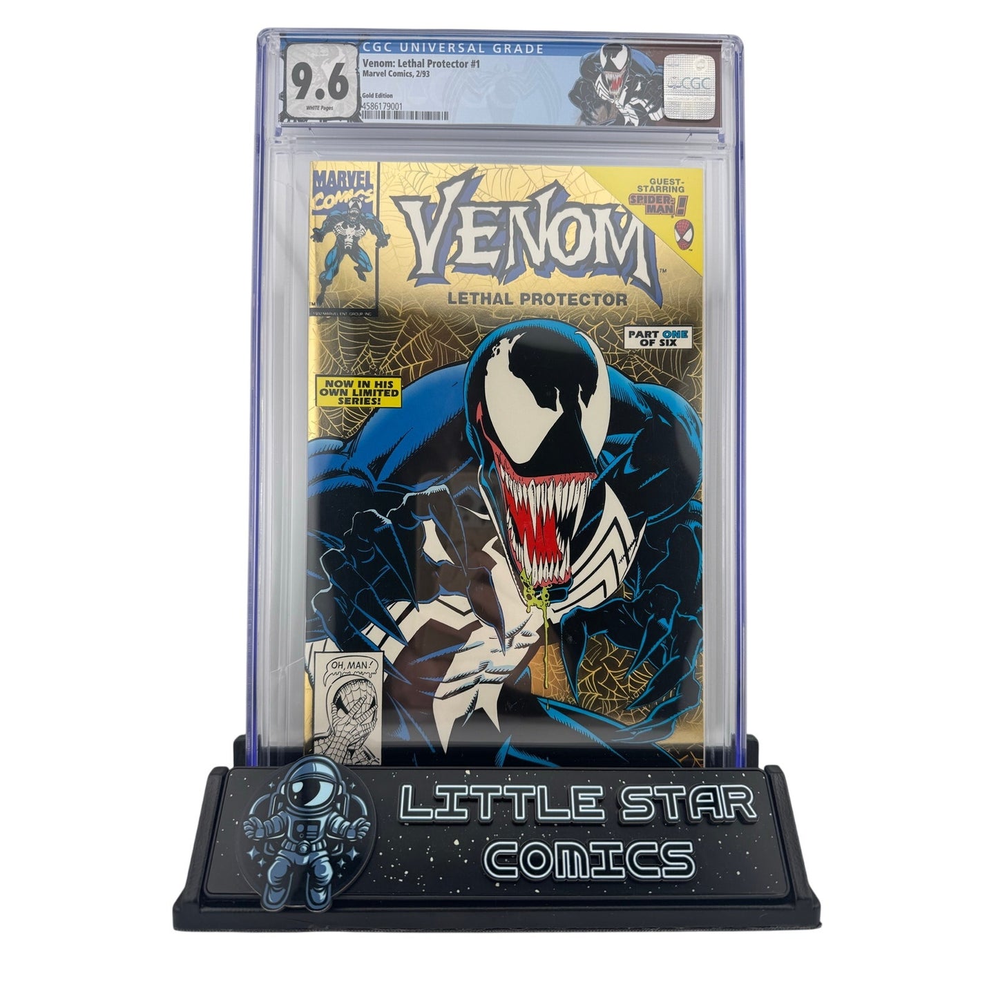 Lethal Protector #1 - CGC 9.6 - Gold Edition - Custom Label