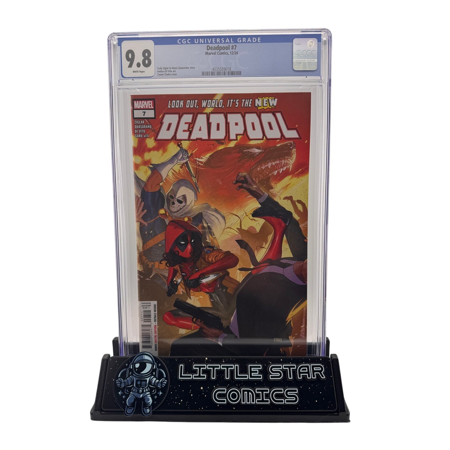 Deadpool #7 CGC 9.8 - Marvel 12/24 - Taurin Clarke Cover Variant
