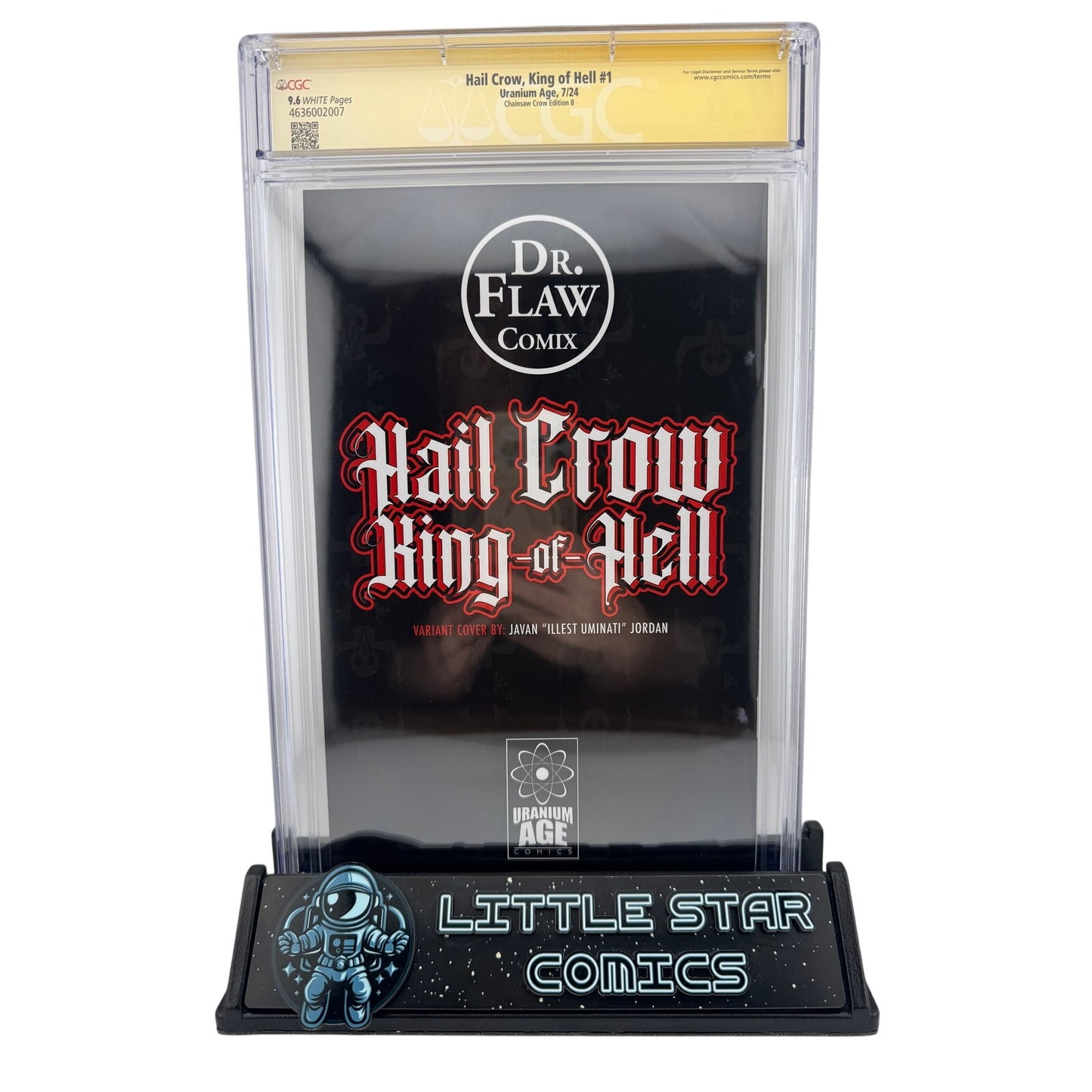 Hail Crow, King of Hell #1 (2024) - CGC 9.6 SS - Chainsaw Crow Edition B