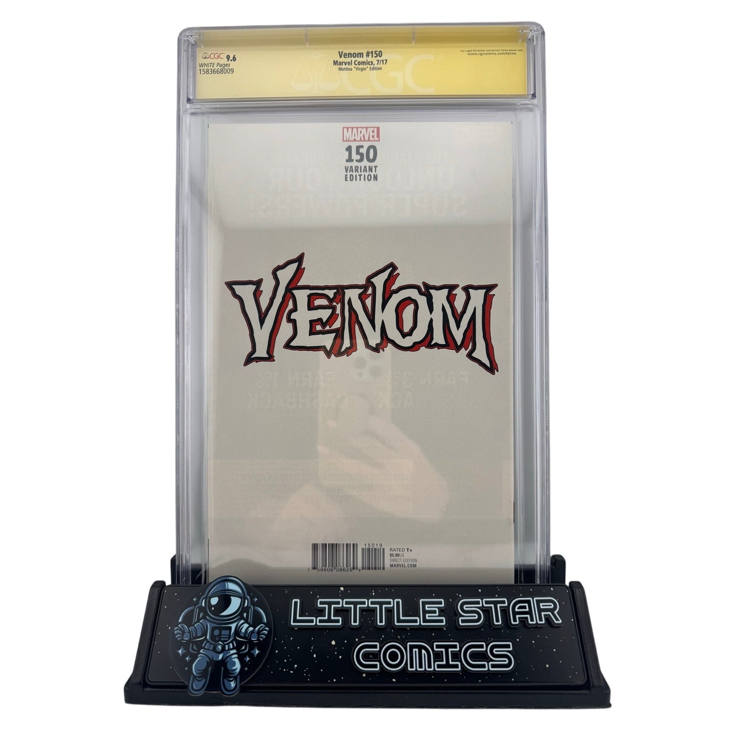 Venom #150 - CGC 9.8 - Signed Francesco Mattina