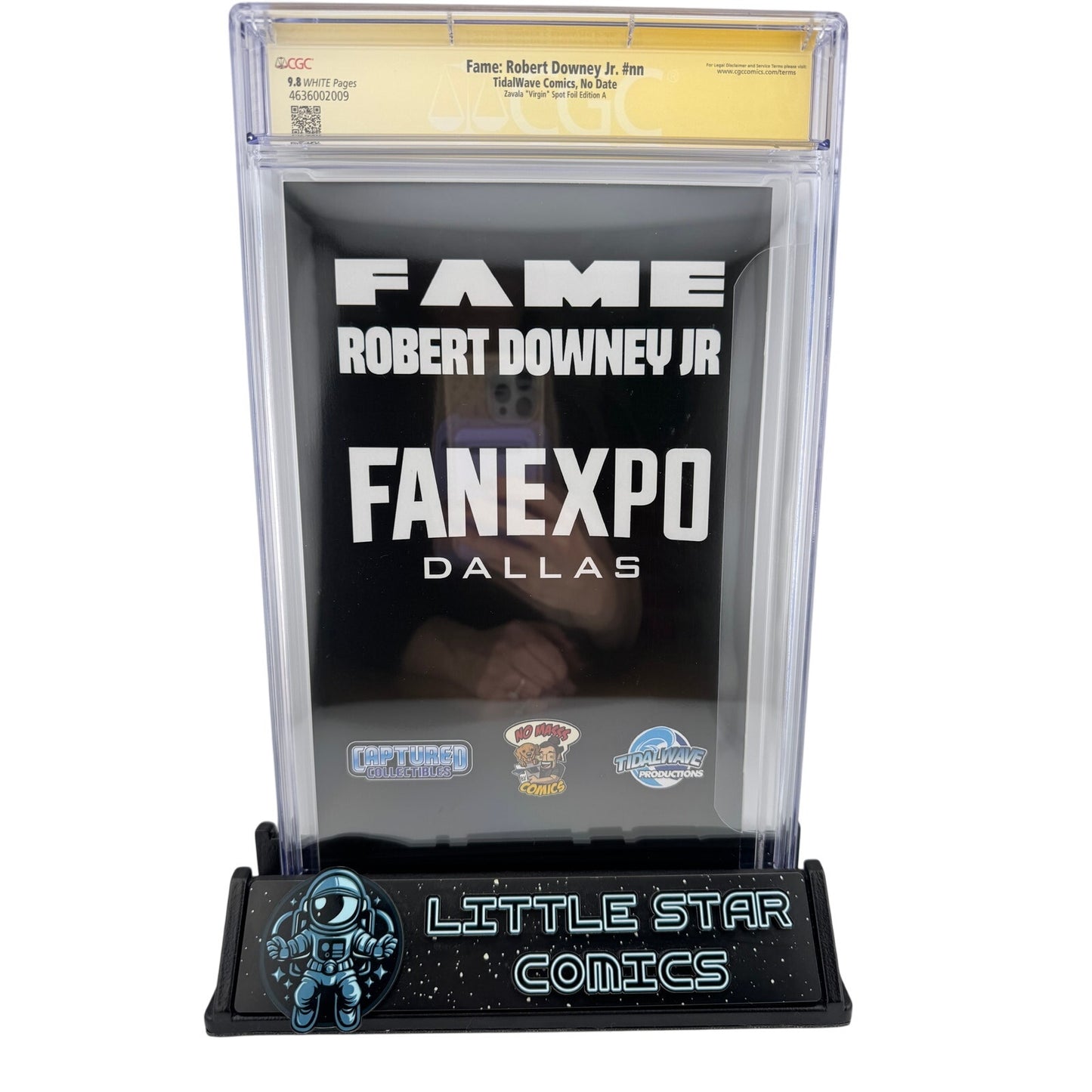 Robert Downey Jr. - CGC 9.8 - Sign and Remark Martin Zavala - Fan Expo Exclusive