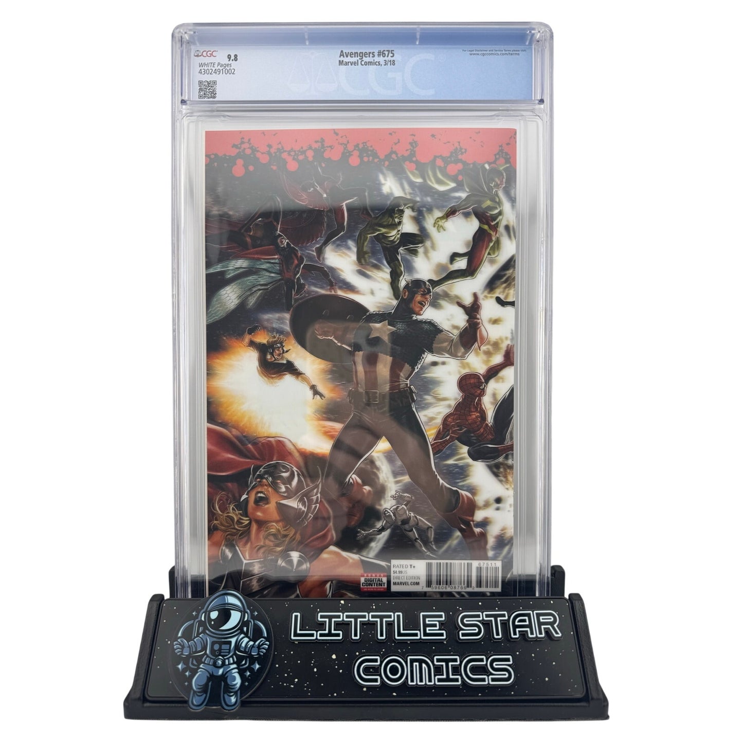 Avengers #675 - CGC 9.8 - Wraparound Lenticular Cover