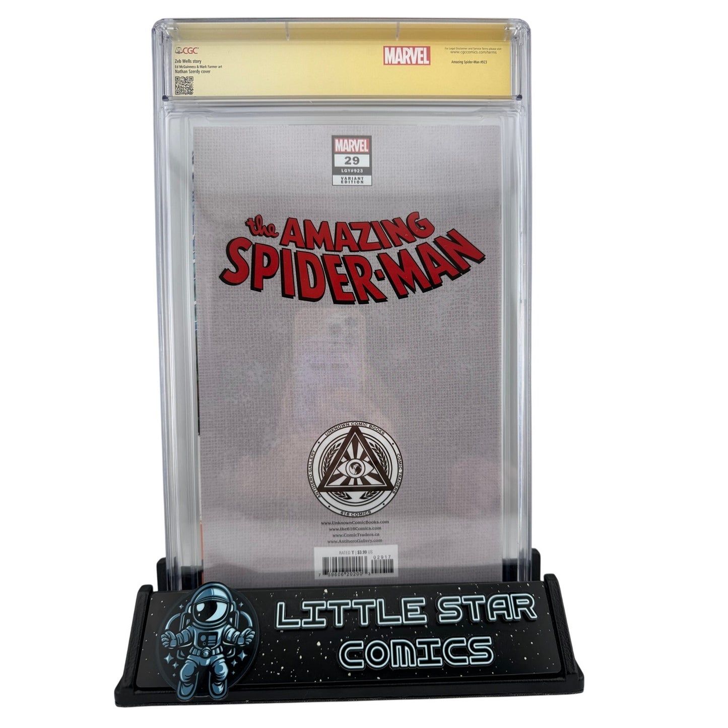 Amazing Spider-Man #29 (2023) - CGC 9.8 - Signed Szerdy Variant