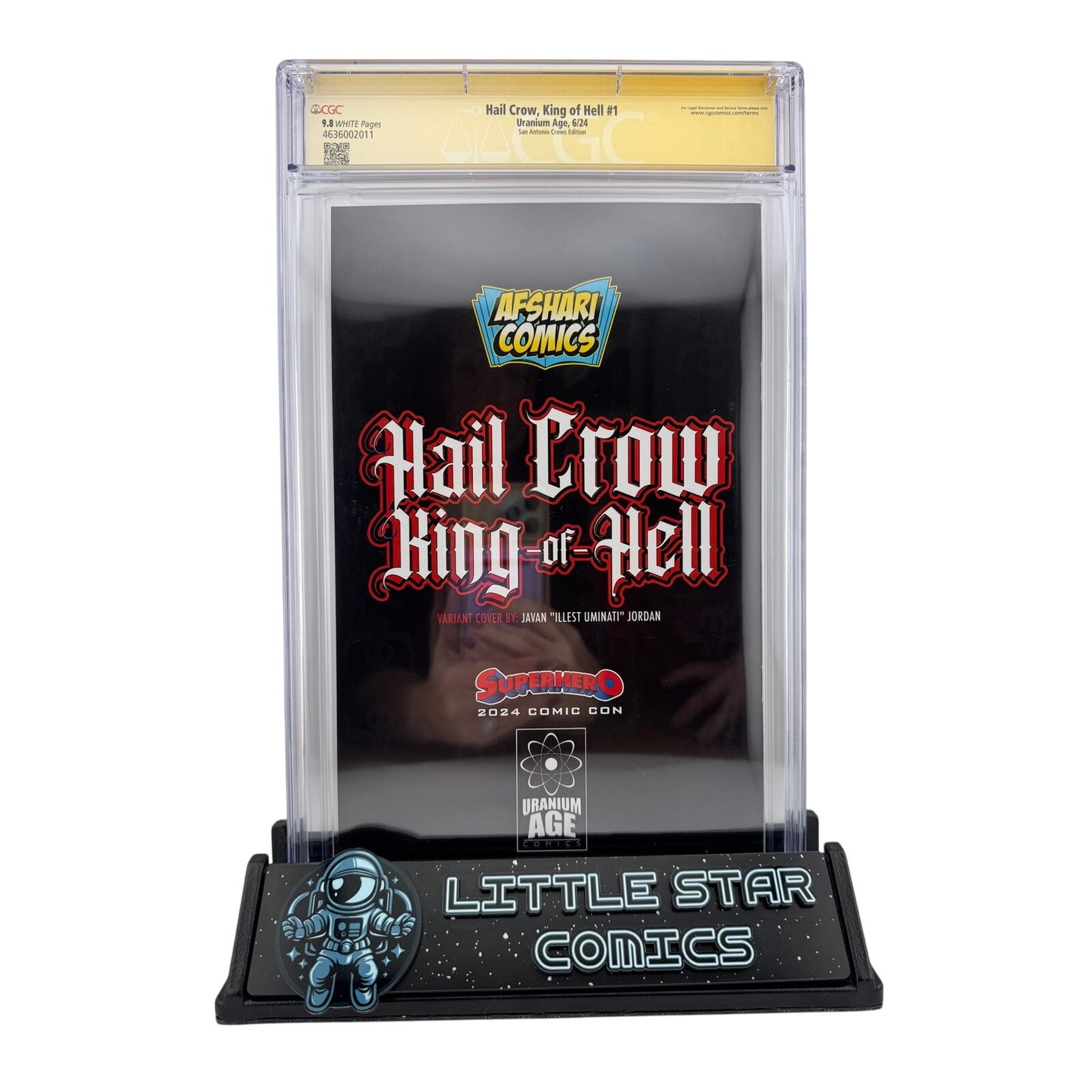 Hail Crow, King of Hell #1 (2024) - CGC 9.8 - Signed by Javan Jordan