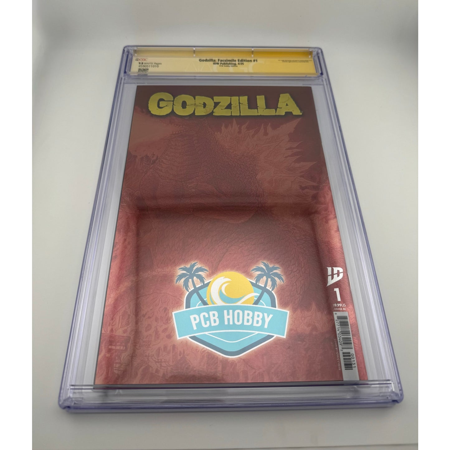 Godzilla: Facsimile Edition #1 - CGC 9.8 - Signed Josh Lymann