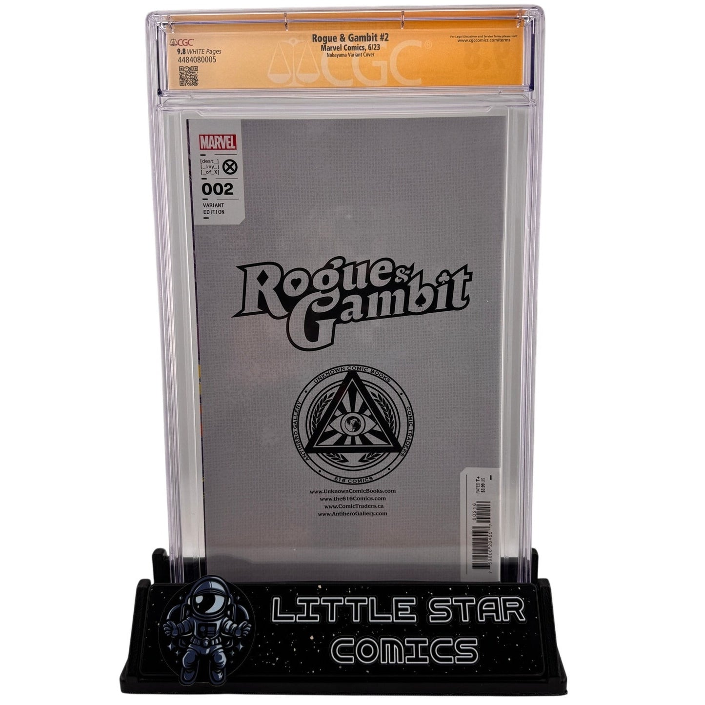 Rogue & Gambit #2 β CGC Signature Series 9.8 β Signed by Lenore Zann