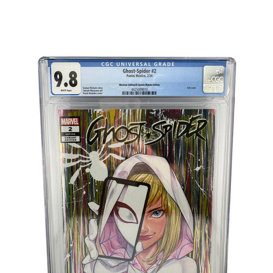 Ghost-Spider #2 (2024) - CGC 9.8 - Mexican Foil Edition - Foil Cover