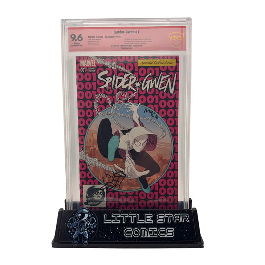 Spider-Gwen #1 CBCS SS 9.6 - Phantom Variant - Signed & Sketched