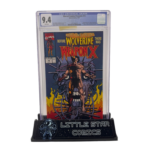 Marvel Comics Presents #72 CGC 9.4 - Origin of Weapon X (1991)