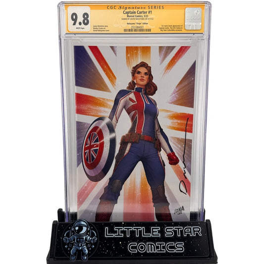 Captain Carter #1 – CGC Signature Series 9.8 – Signed by David Nakayam