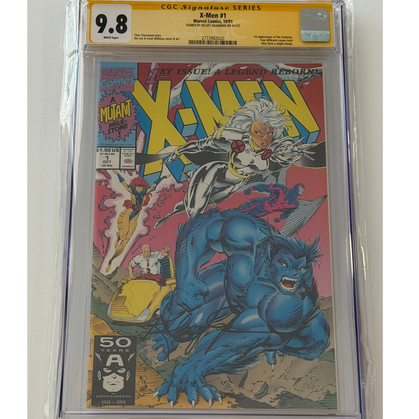 X-Men #1 9.8 CGC S.S. KELSEY GRAMMER