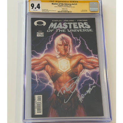 Masters of the Universe #v2 #1 9.4 CGC S.S. Signed & "HE-MAN" by DOLPH LUNDGREN
