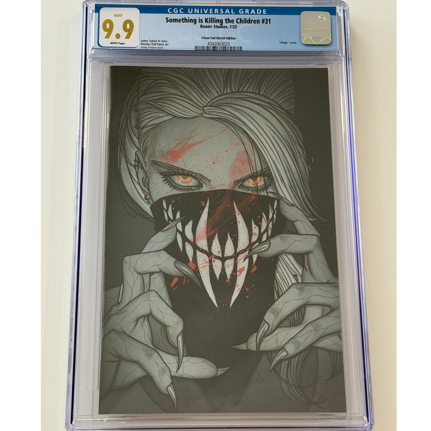 Something Is Killing The Children #31 9.9 CGC Universal Grade Frisón Foil Sketch