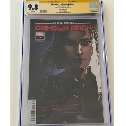 Star Wars: Crimson Reign #2 9.8 CGC S.S. CLAYTON CRAIN