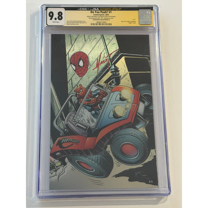 Do You Pooh? #1 9.8 CGCxJSA MARAT MYCHAELS "4/5" Print On Cover