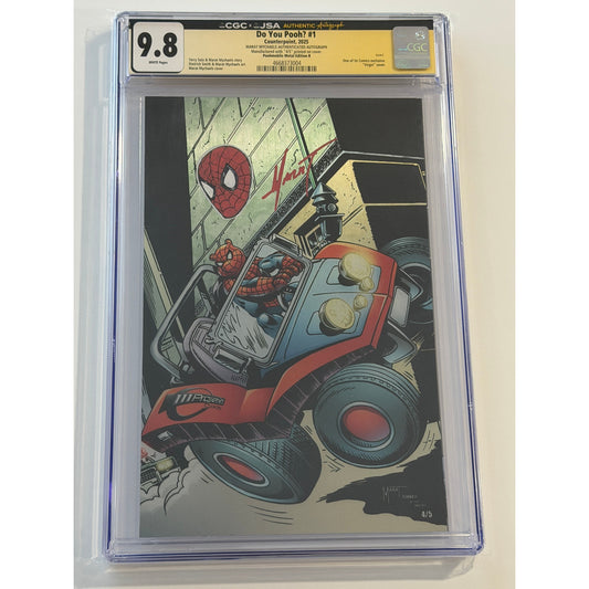 Do You Pooh? #1 9.8 CGCxJSA MARAT MYCHAELS "4/5" Print On Cover