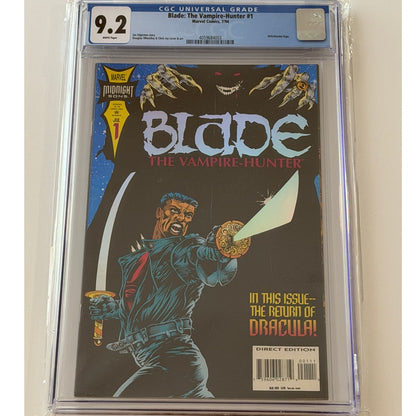 Blade: The Vampire-Hunter #1 9.2 CGC Universal Grade Holochrome Logo