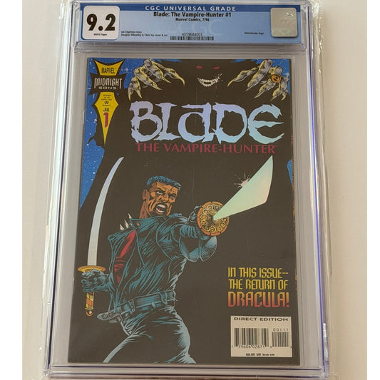 Blade: The Vampire-Hunter #1 9.2 CGC Universal Grade Holochrome Logo