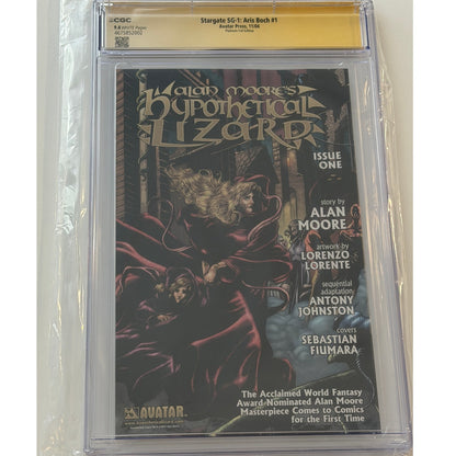 Stargate SG-1: Aris Boch  9.4 CGC S.S. "ARIS BOCH" by SAM JONES Platinum Foil