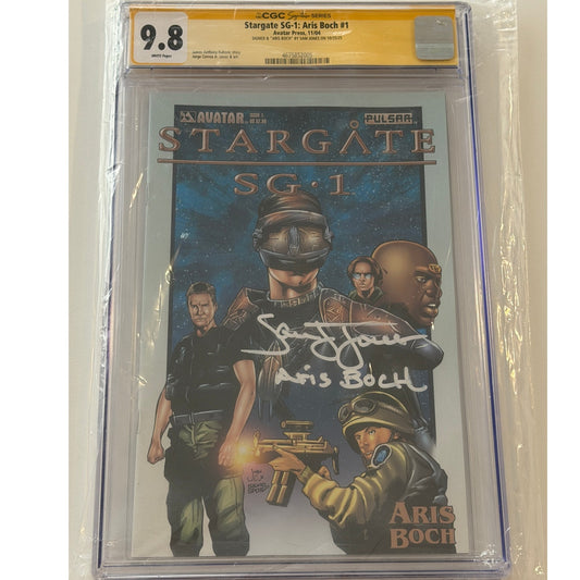 Stargate SG-1: Aris Boch 9.8 CGC S.S. "ARIS BOCH" by SAM JONES