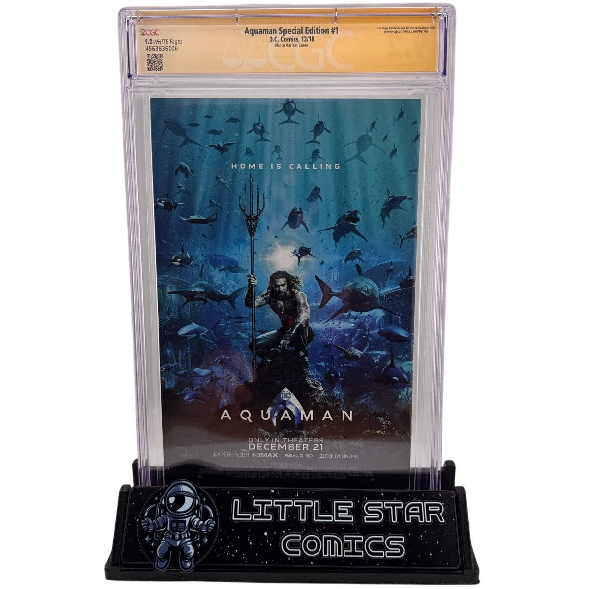 Aquaman Special Edition #1 CGC SS 9.2 – Signed by Dolph Lundgren