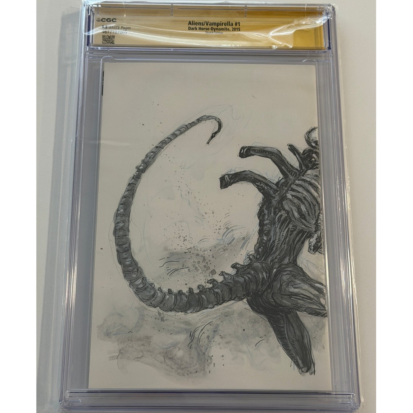 Aliens/Vampirella #1 9.8 CGC S.S. Vincent Locke