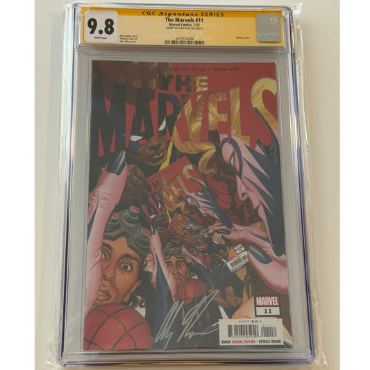 The Marvels #11 9.8 CGC S.S. ALEX ROSS Infinity Cover