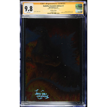 Godzilla: Facsimile Edition #1 - CGC 9.8 - Signed Josh Lyman