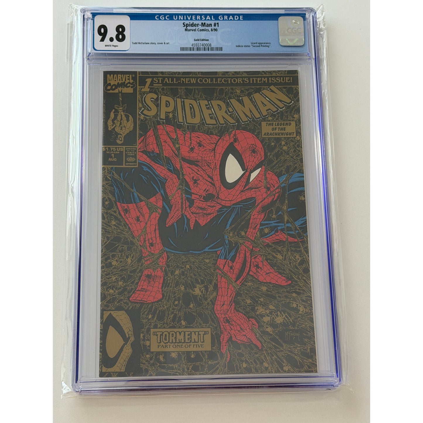 Spider-Man #1 9.8 CGC Universal Grade Gold Edition