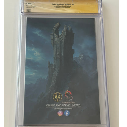 Victor Garduno Artbook #2  9.8 CGC S.S. ELIZABETH OLSEN
